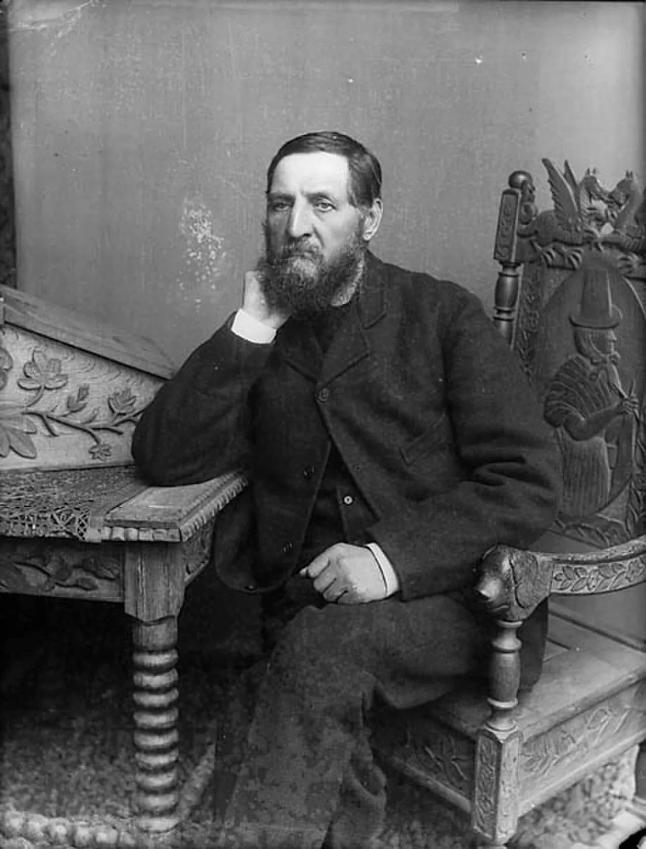 Porträt von Myrddin Fardd (1836–1921) – Gedenkseite