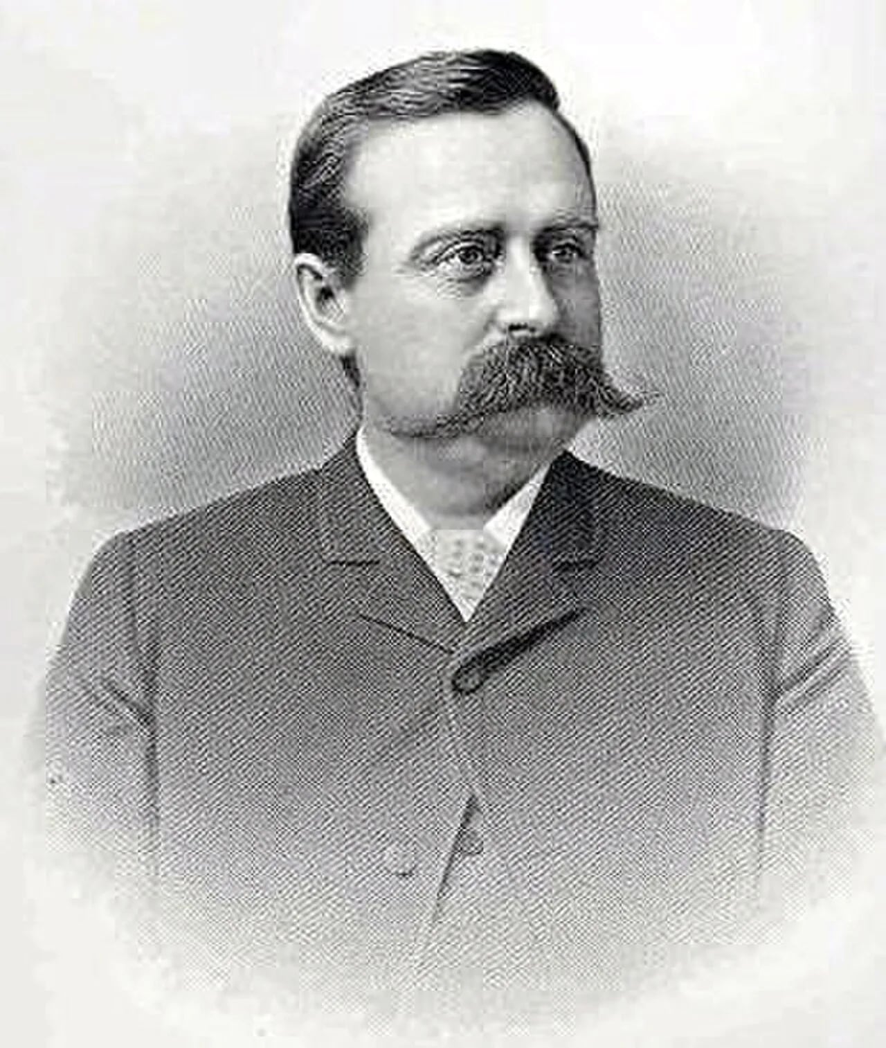 Porträt von Myron Benjamin Wright (1847–1894) – Gedenkseite