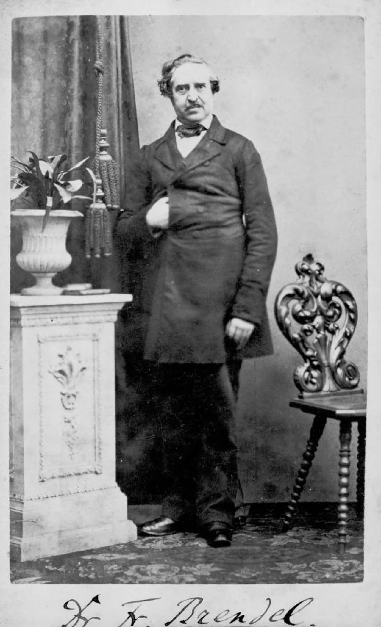 Porträt von Franz Brendel (1811–1868) – Gedenkseite