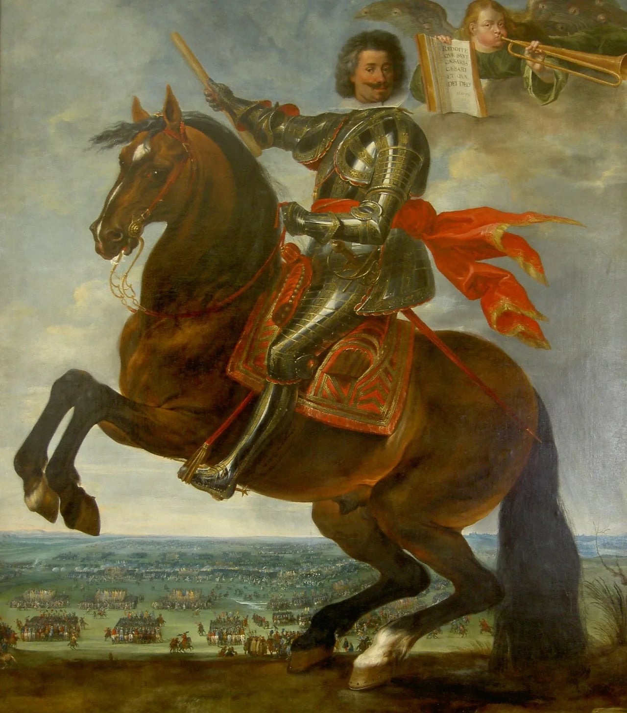 Porträt von Charles Bonaventure de Longueval (1571–1621) – Gedenkseite