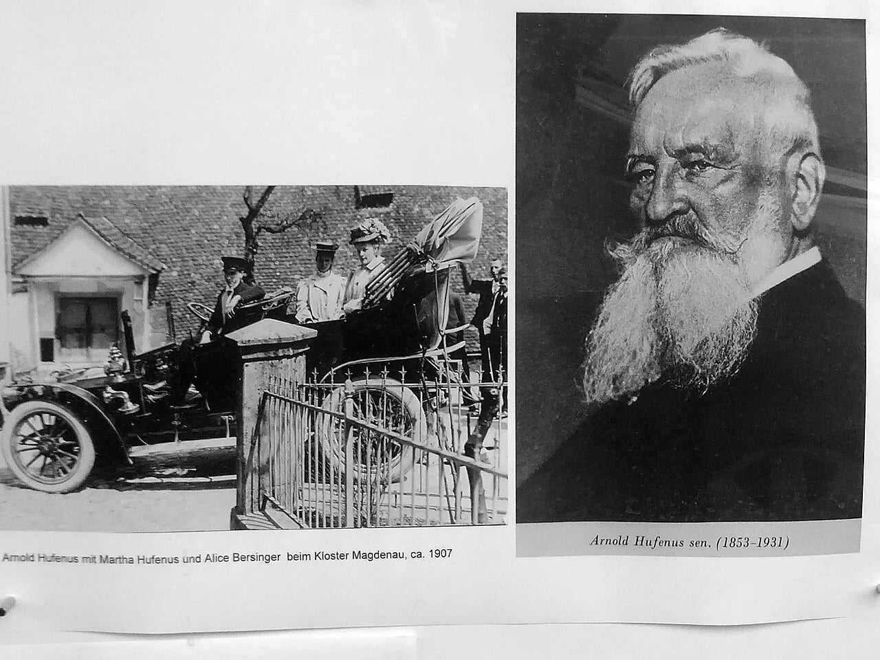 Porträt von Arnold Hufenus (1853–1931) – Gedenkseite