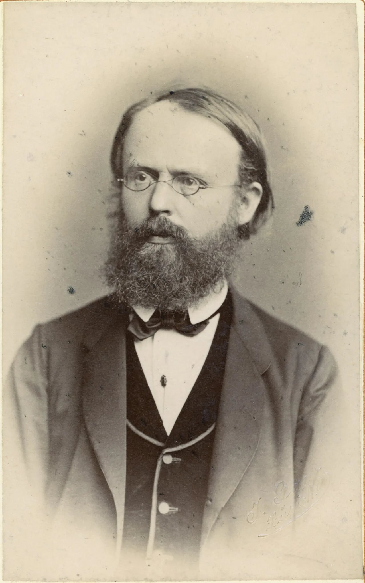 Porträt von Arnold Hug (1832–1895) – Gedenkseite