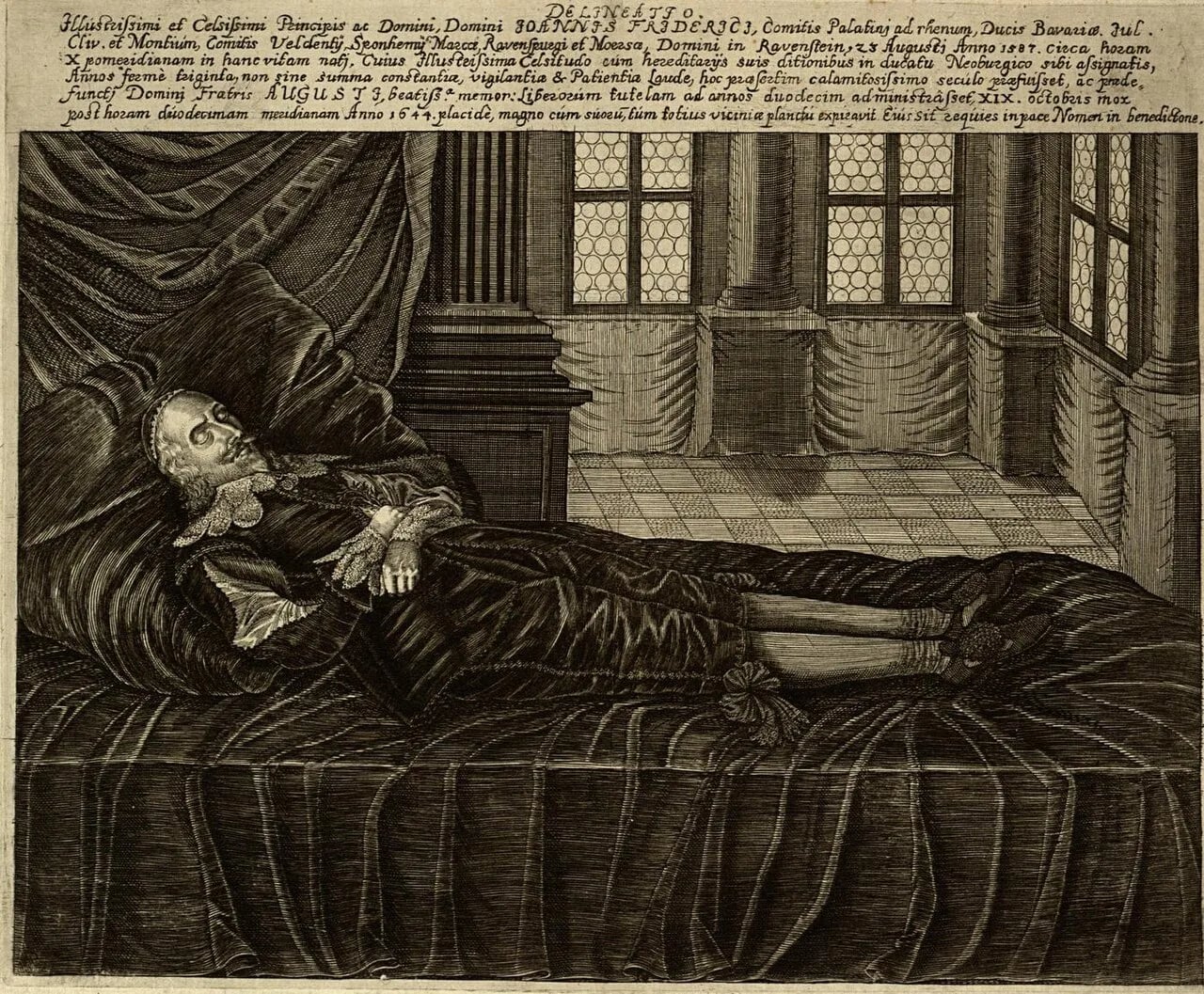 Porträt von Johann Friedrich (1587–1644) – Gedenkseite