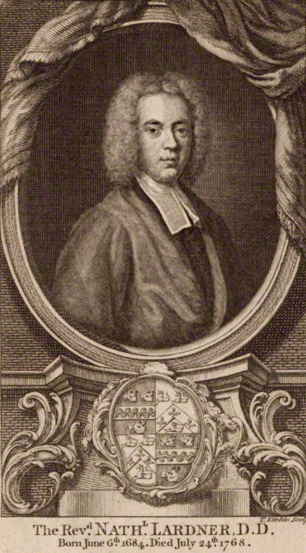 Portrait of Nathaniel Lardner (1684–1768) – memorial page