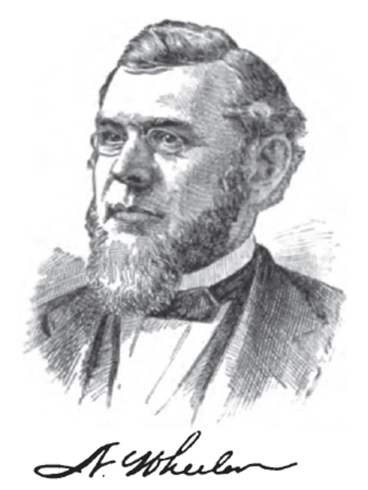Porträt von Nathaniel Wheeler (1820–1893) – Gedenkseite
