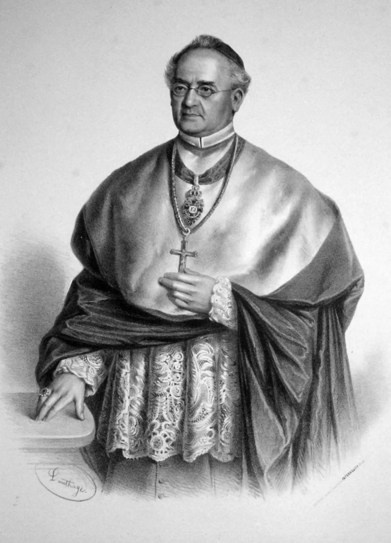 Porträt von Cölestin Josef Ganglbauer (1817–1889) – Gedenkseite
