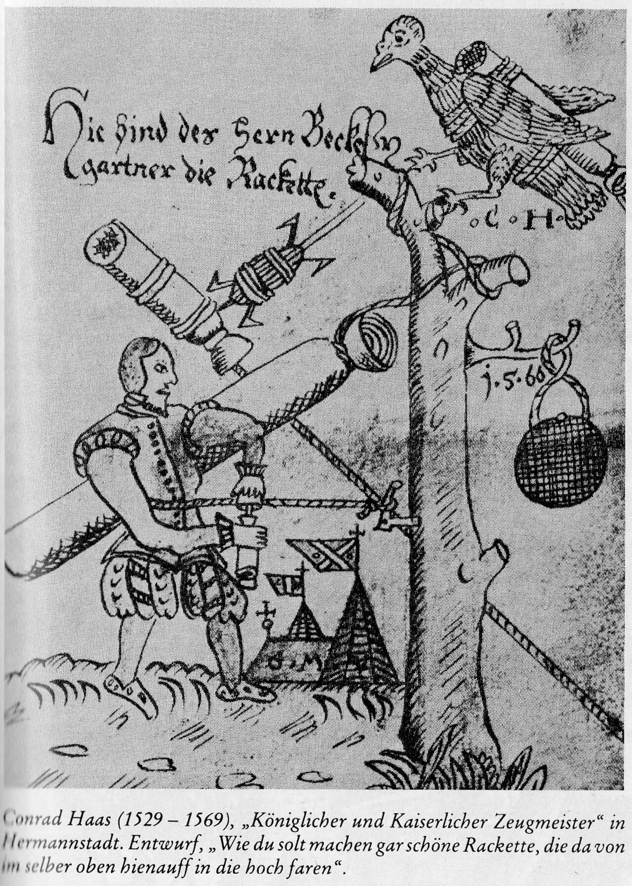 Porträt von Conrad Haas (1509–1576) – Gedenkseite