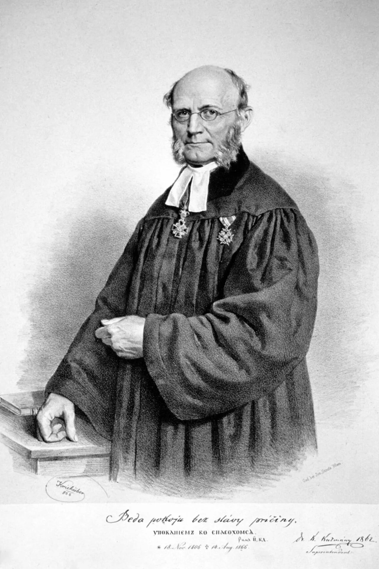 Portrait of Karol Kuzmány (1806–1866) – memorial page