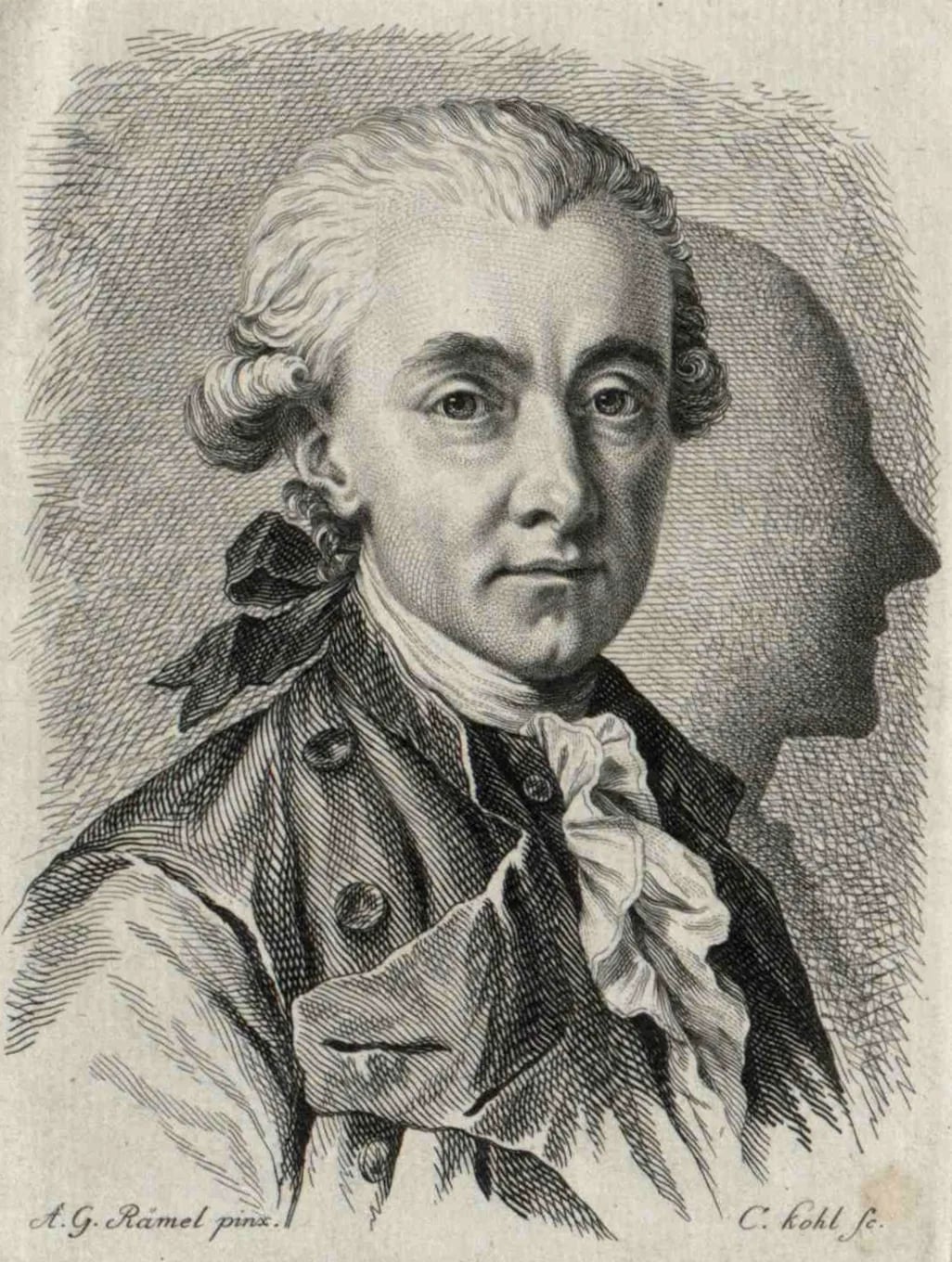 Porträt von Franz Joseph von Thun (1734–1801) – Gedenkseite