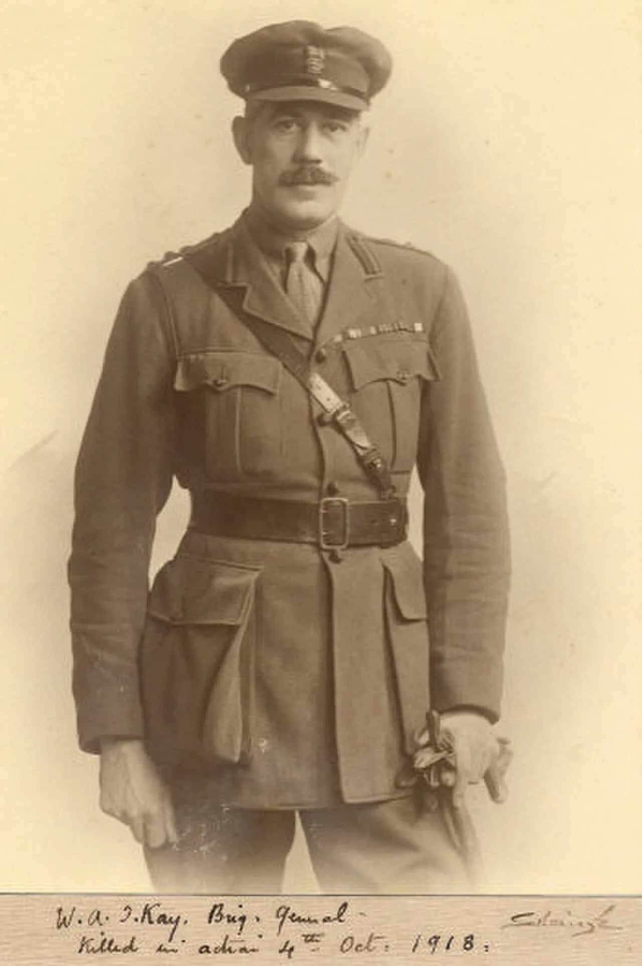 Portrait of William Algernon Ireland Kay, 6th Baronet (1876–1918) – memorial page