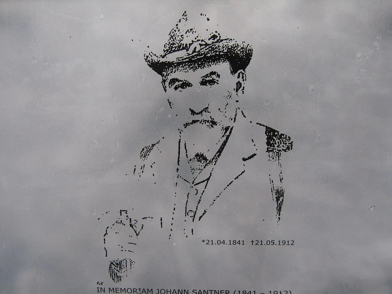 Portrait of Johann Santner (1841–1912) – memorial page