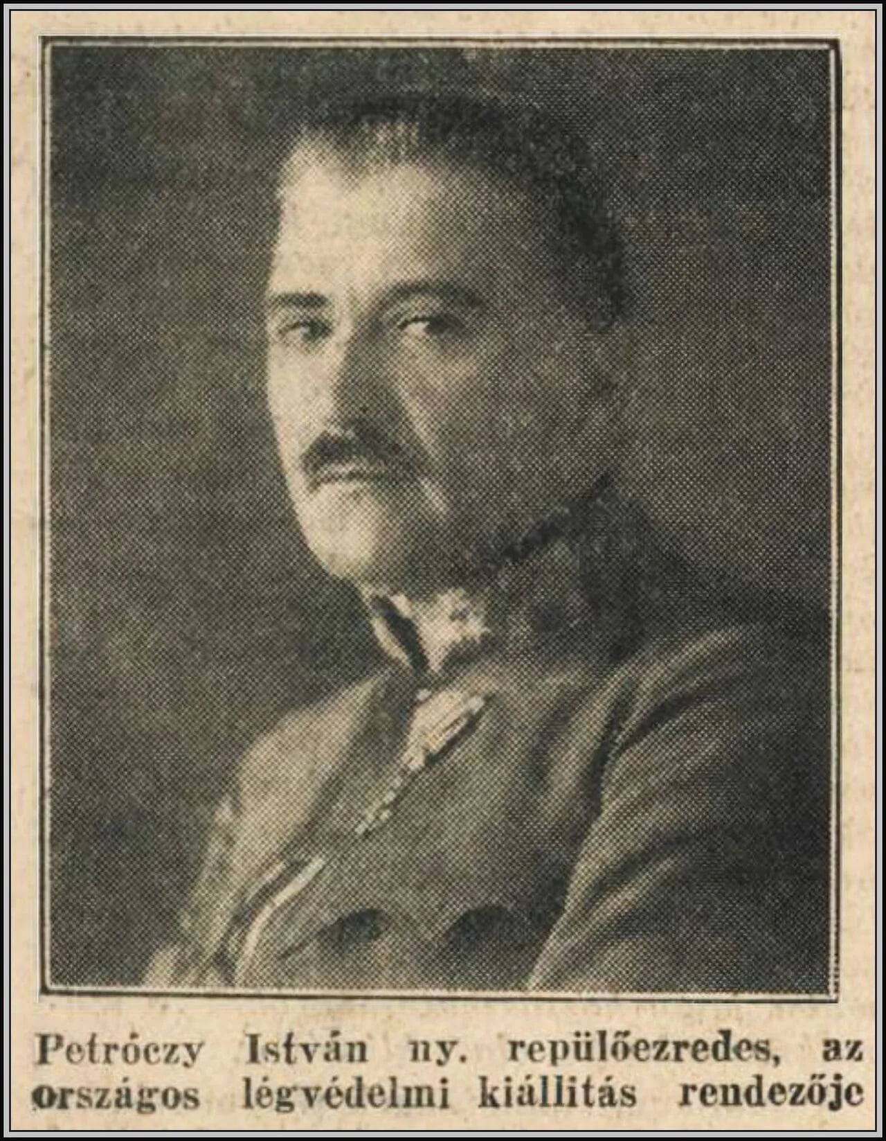 Portrait of Stephan Petróczy von Petrócz (1874–1957) – memorial page