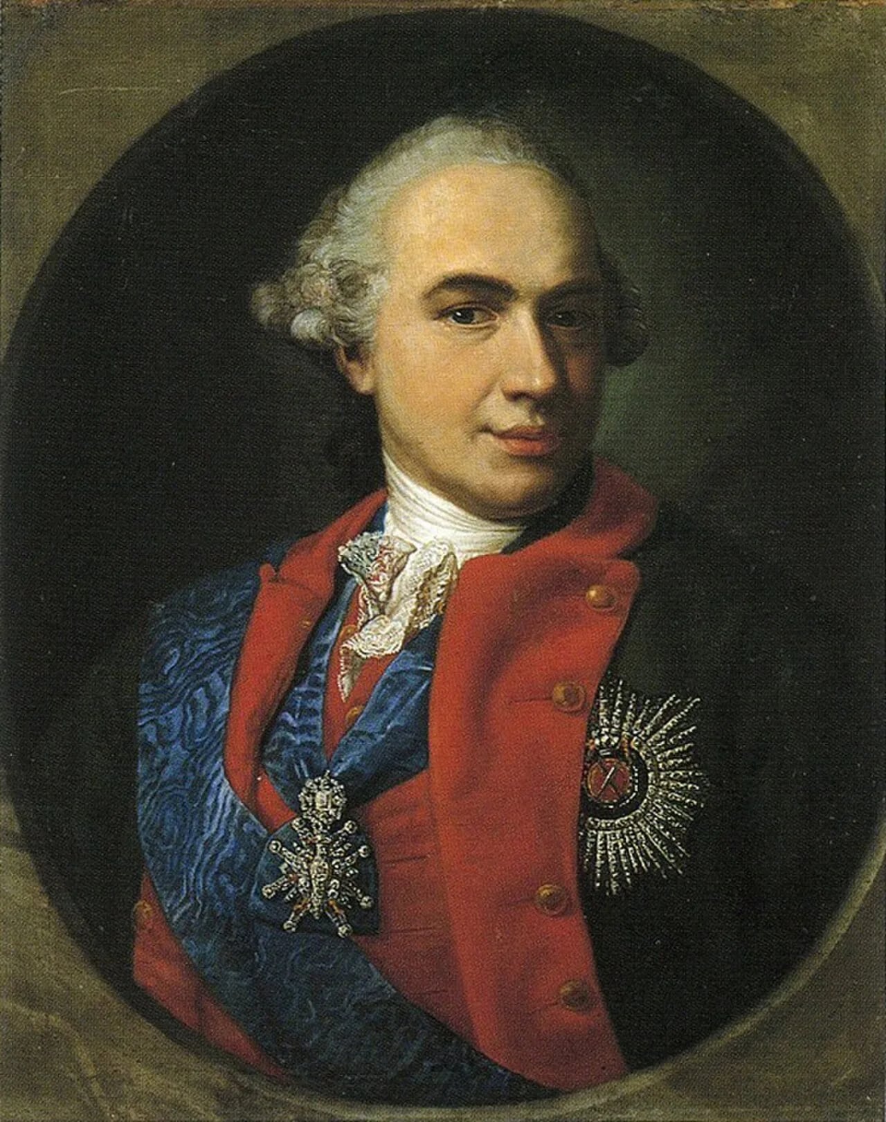 Porträt von Kirill Grigorjewitsch Rasumowski (1728–1803) – Gedenkseite