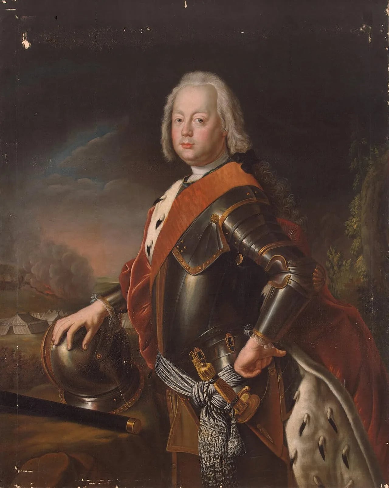 Porträt von Christian August (1690–1747) – Gedenkseite