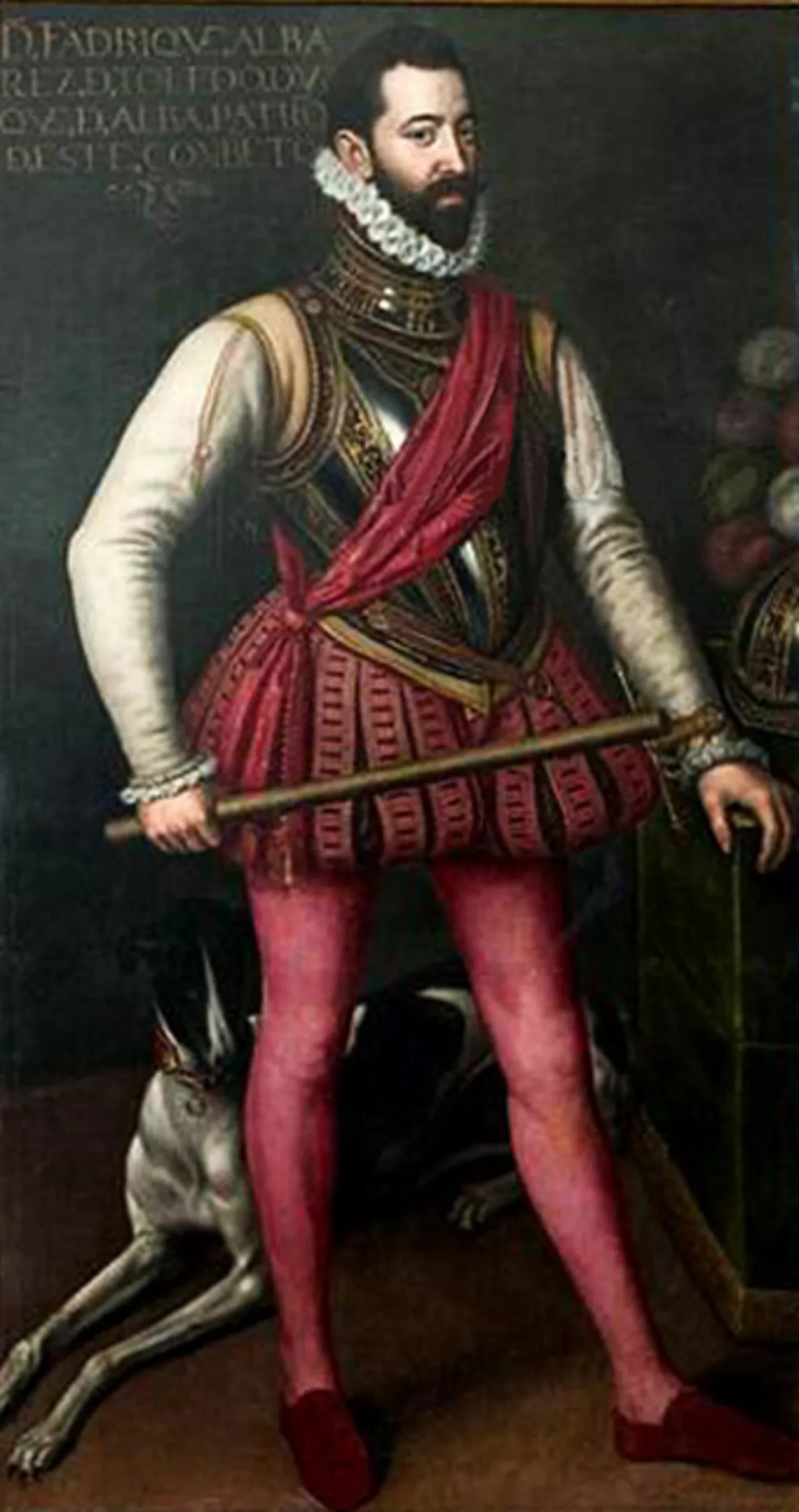 Porträt von Fadrique Álvarez de Toledo (1537–1585) – Gedenkseite