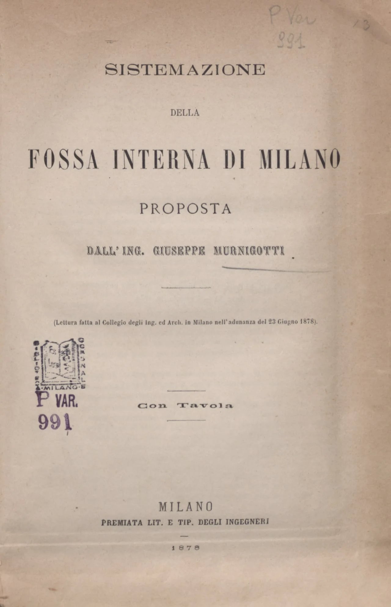 Portrait of Giuseppe Murnigotti (1834–1903) – memorial page