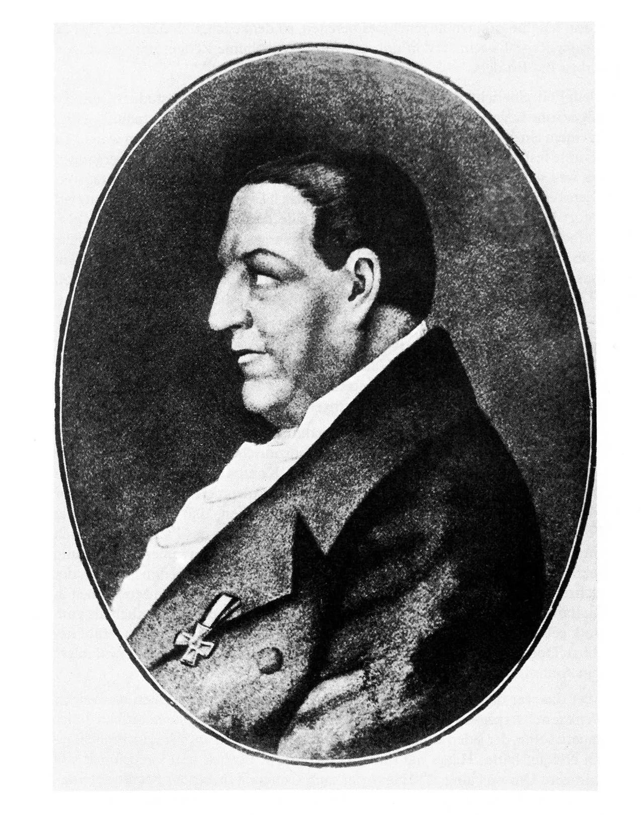 Porträt von Friedrich Joseph Haass (1780–1853) – Gedenkseite
