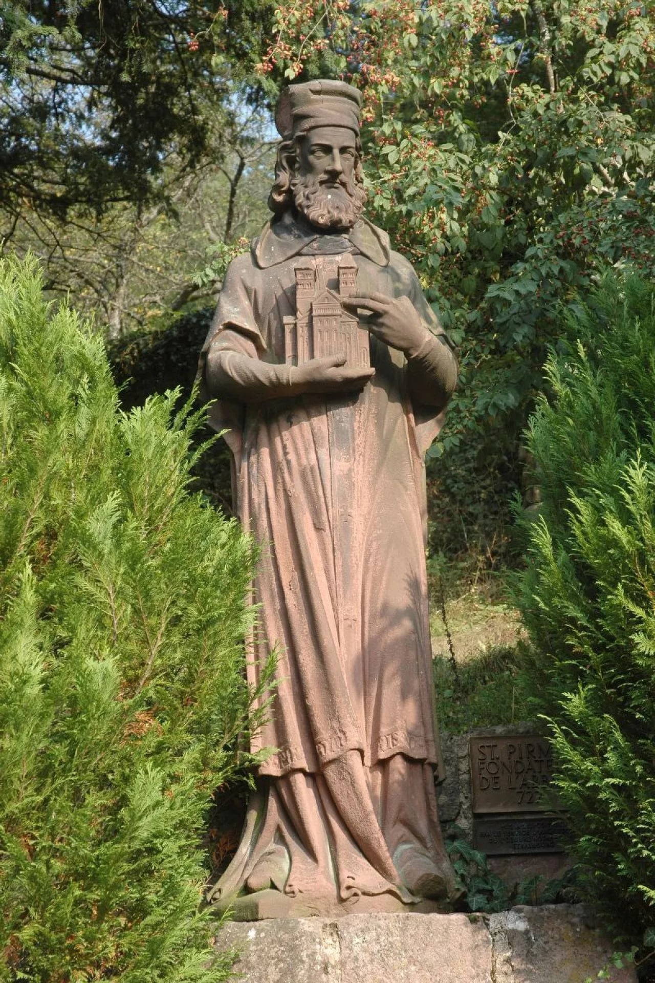 Portrait of Pirminius (670–753) – memorial page