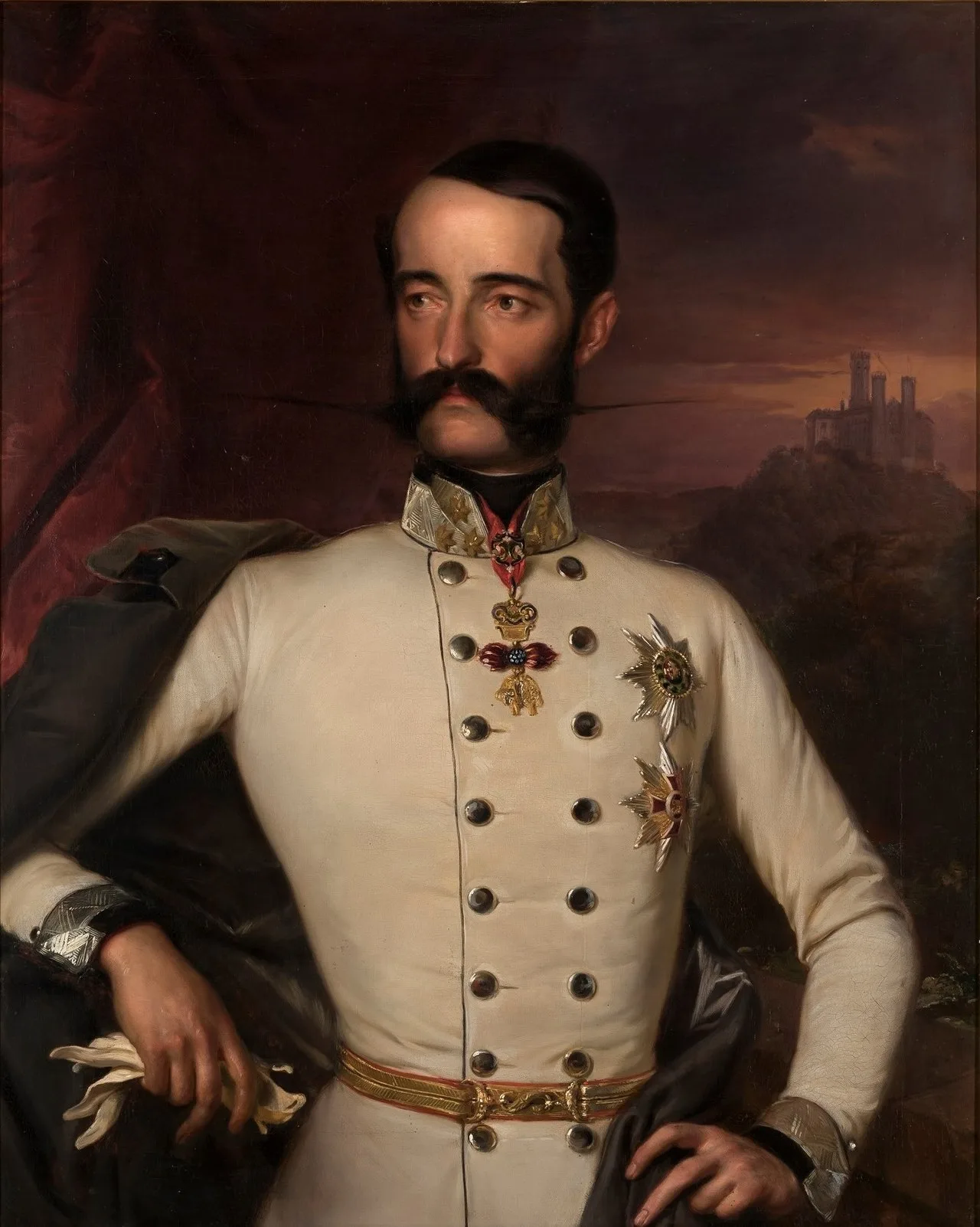 Porträt von Stephan von Österreich (1817–1867) – Gedenkseite