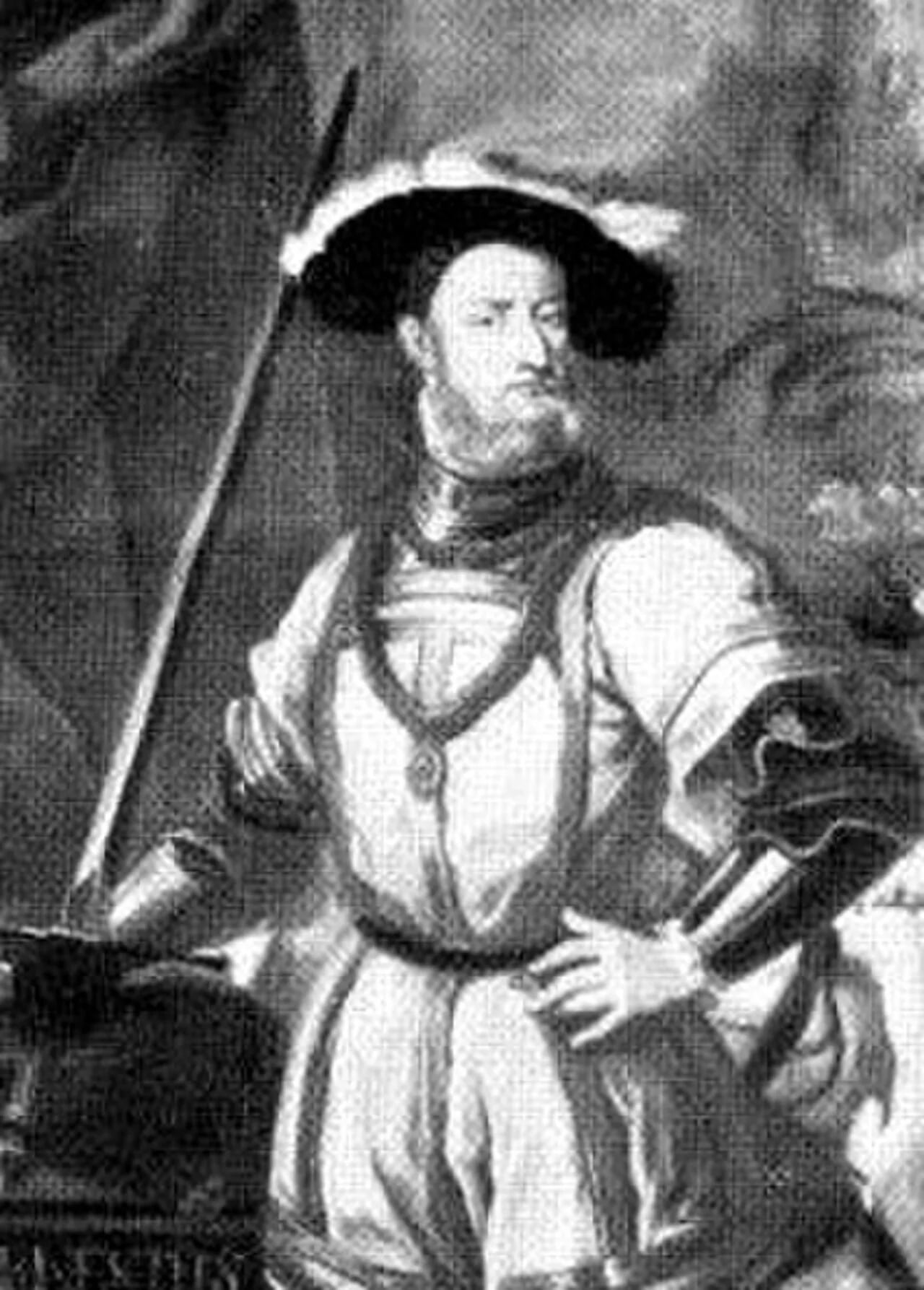Porträt von Ernst I. von Baden-Durlach (1482–1553) – Gedenkseite