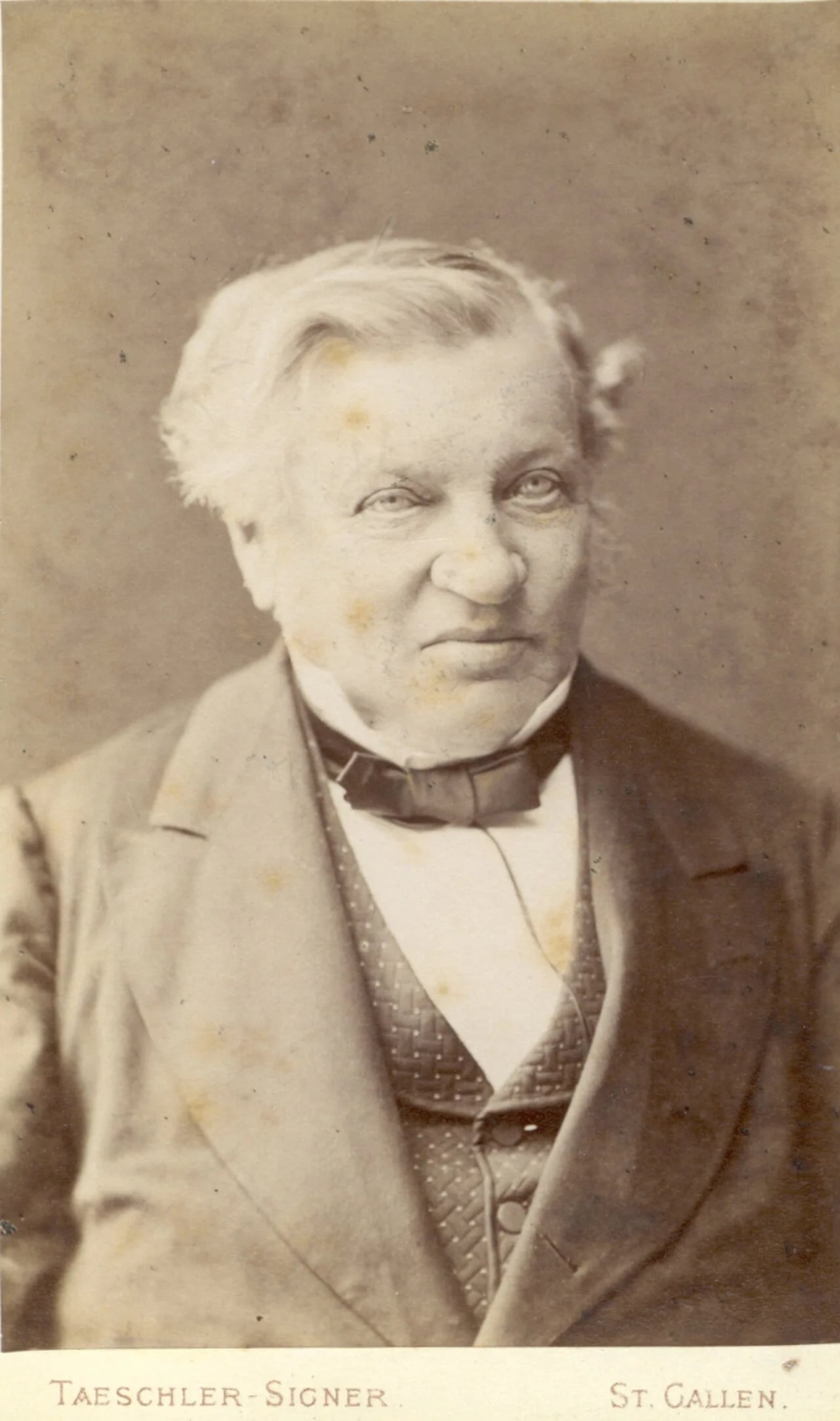 Porträt von Jakob Zellweger-Hünerwadel (1805–1873) – Gedenkseite