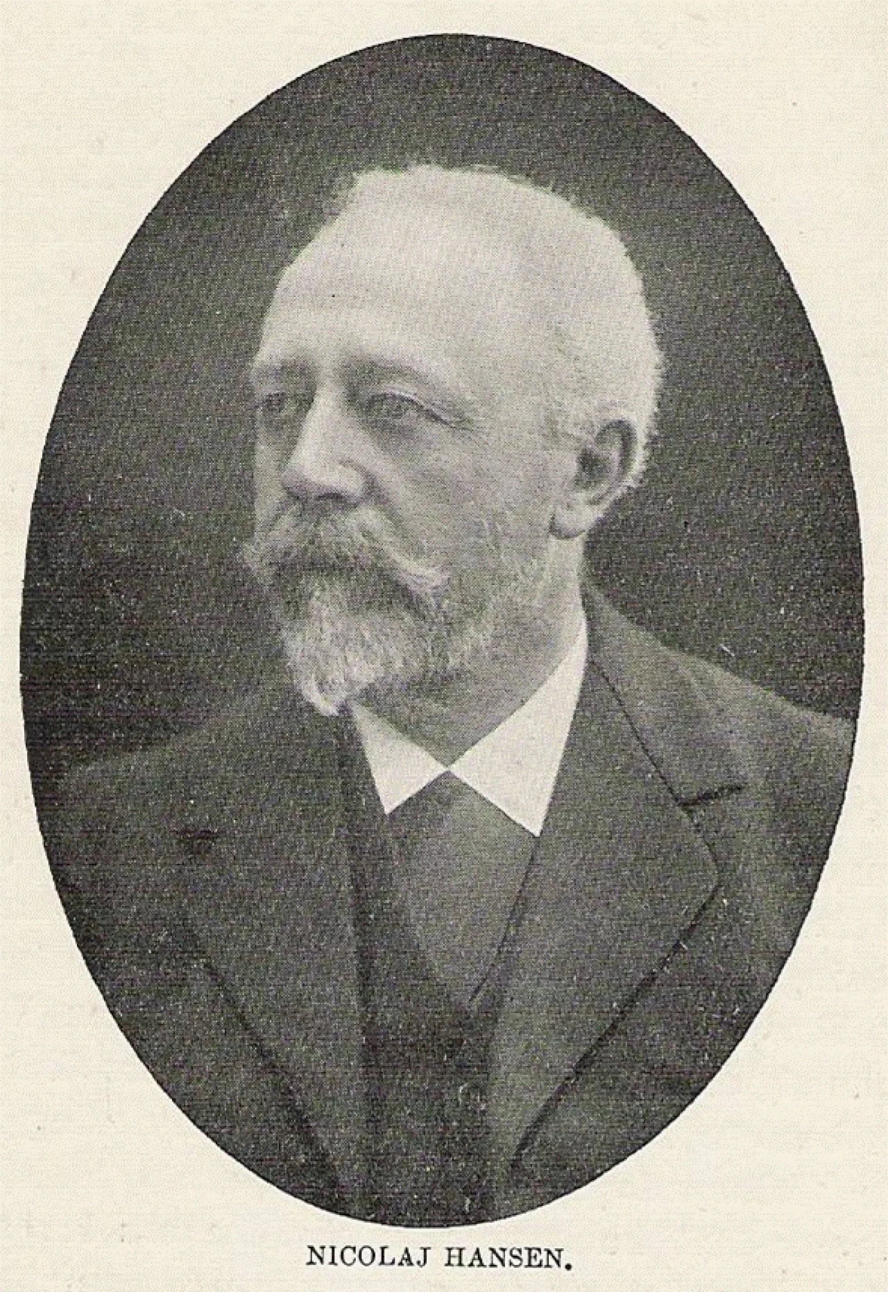 Portrait of Nicolaj Hansen (1855–1932) – memorial page