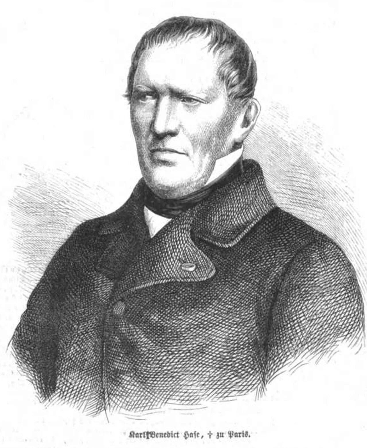 Porträt von Charles Benoît Hase (1780–1864) – Gedenkseite