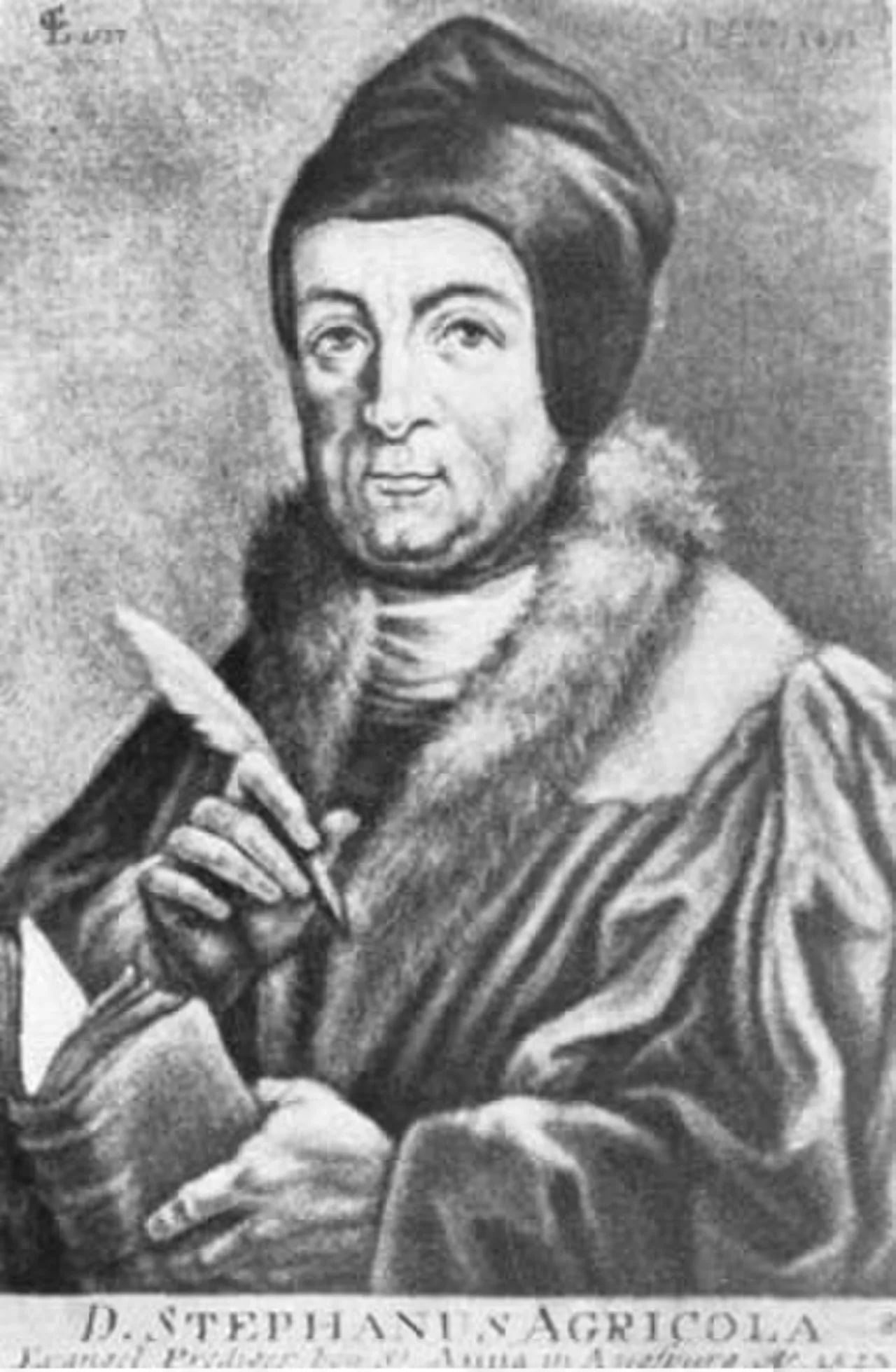 Porträt von Stephan Agricola (1491–1547) – Gedenkseite