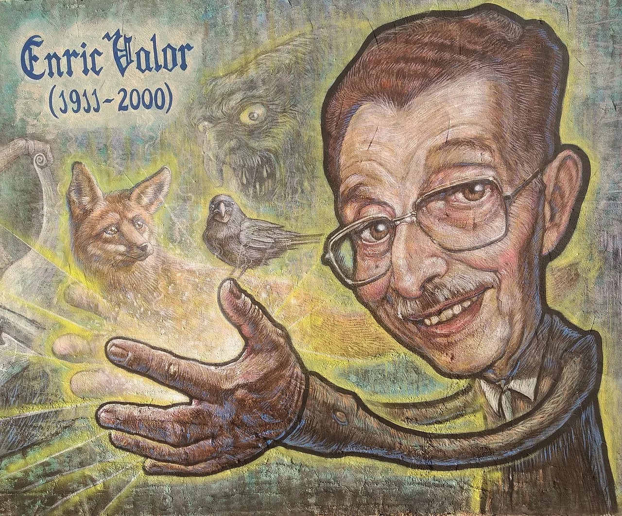 Portrait of Enric Valor (1911–2000) – memorial page
