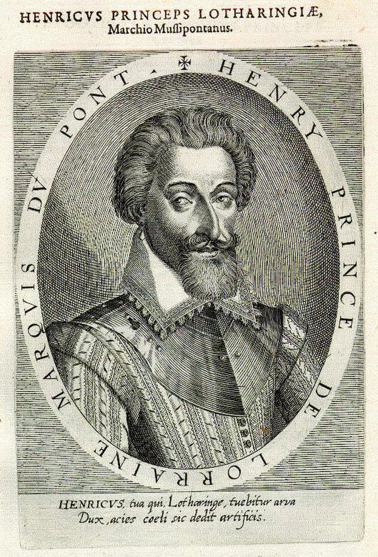 Portrait of Heinrich II. (1563–1624) – memorial page