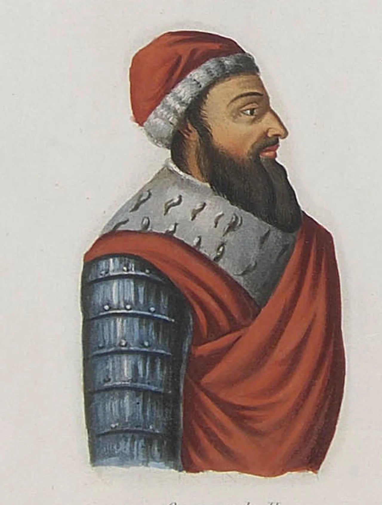 Portrait of Cangrande II. della Scala (1332–1359) – memorial page