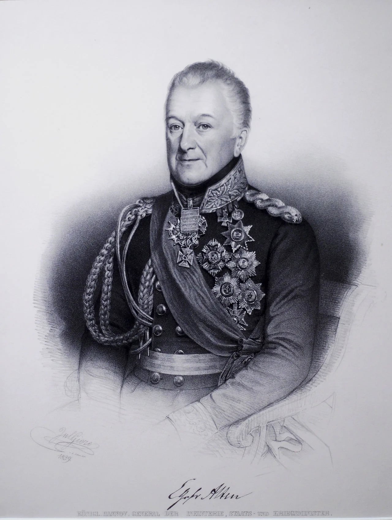 Portrait of Carl von Alten (1764–1840) – memorial page