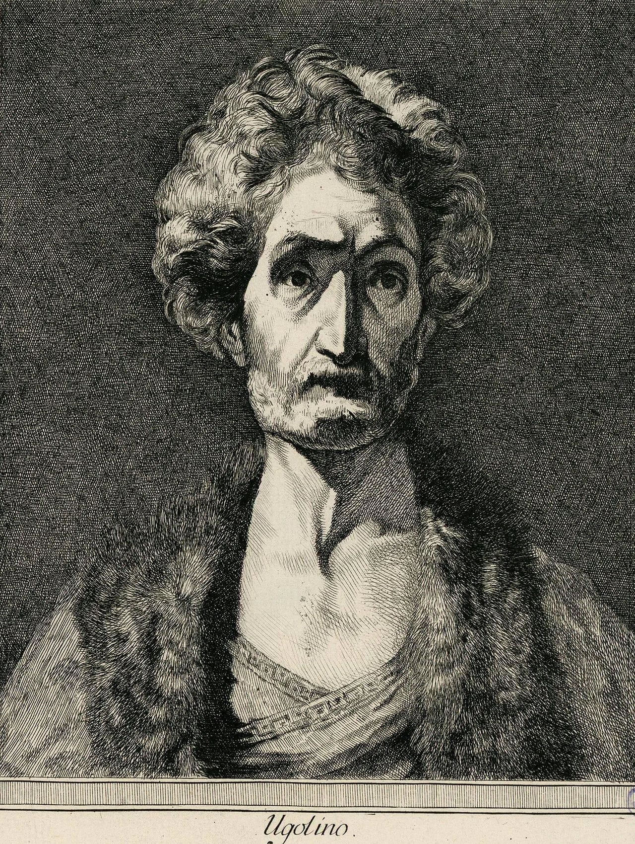 Portrait of Ugolino della Gherardesca (1220–1289) – memorial page