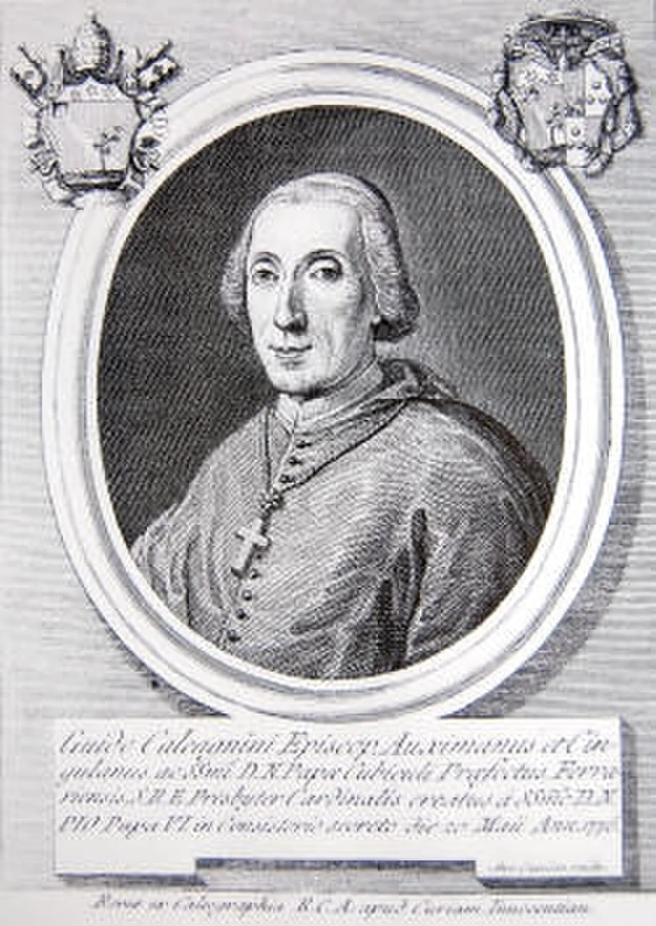 Porträt von Guido Calcagnini (1725–1807) – Gedenkseite