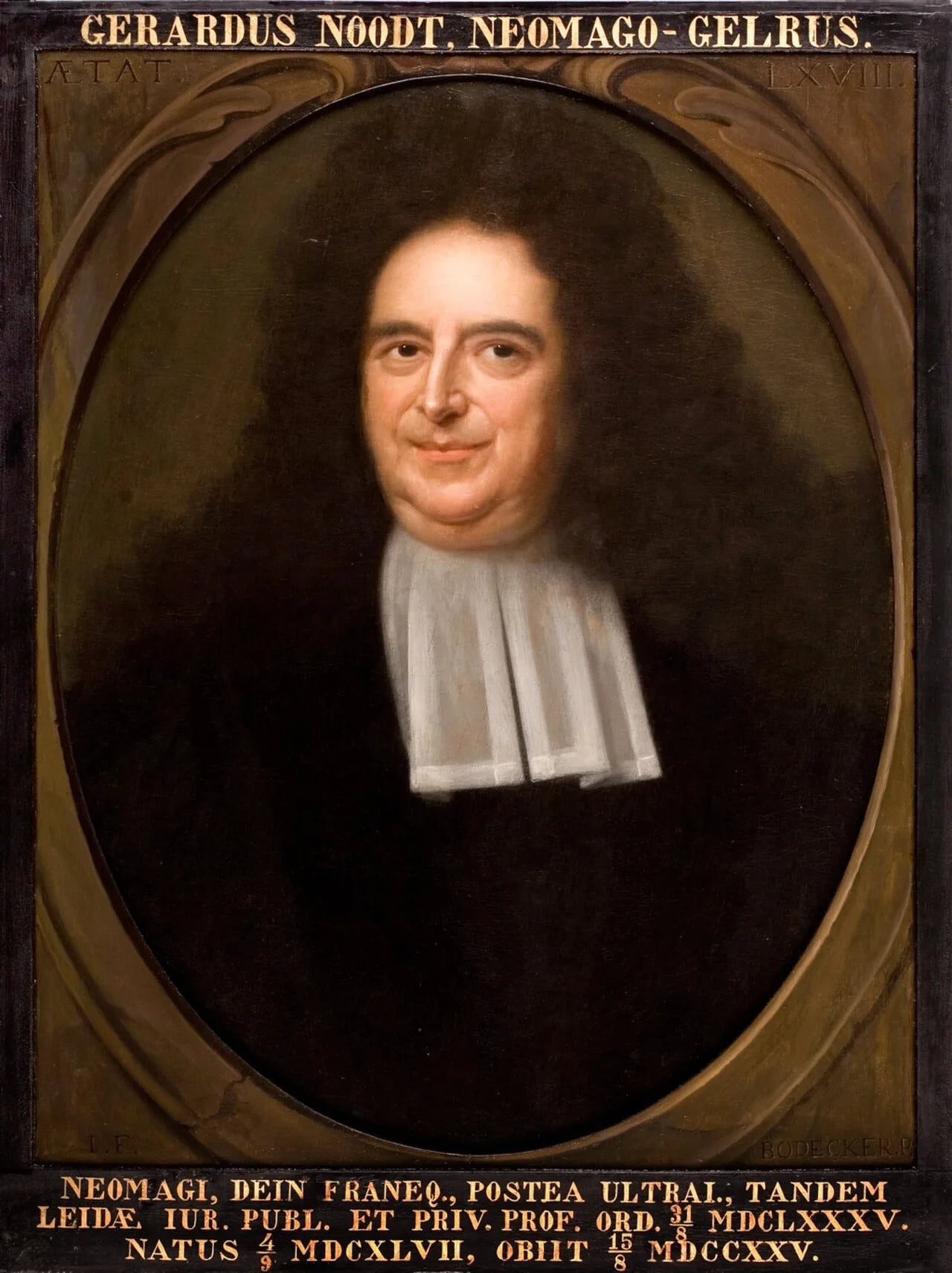 Portrait of Gerardus Noodt (1647–1725) – memorial page