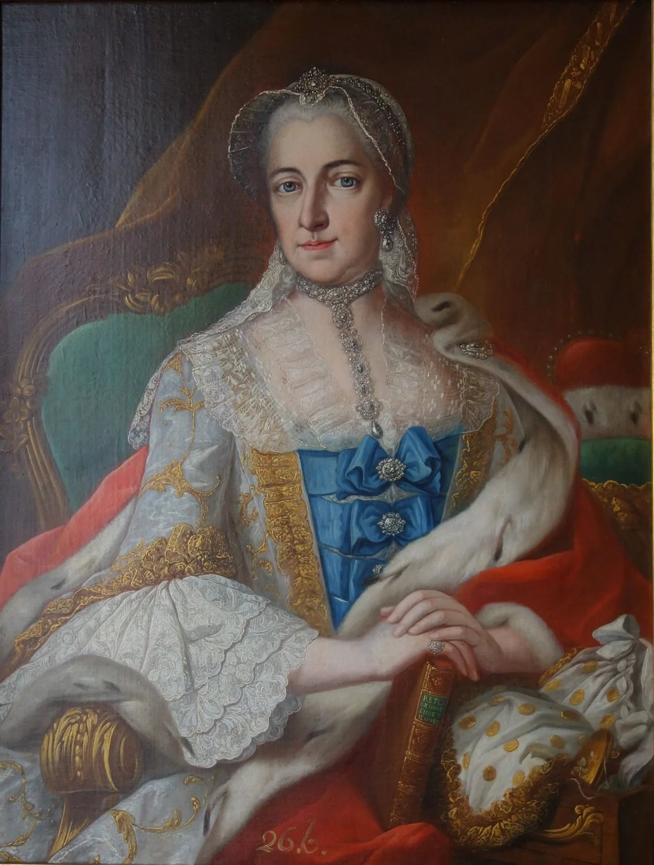 Porträt von Maria Viktoria Pauline von Arenberg (1714–1793) – Gedenkseite