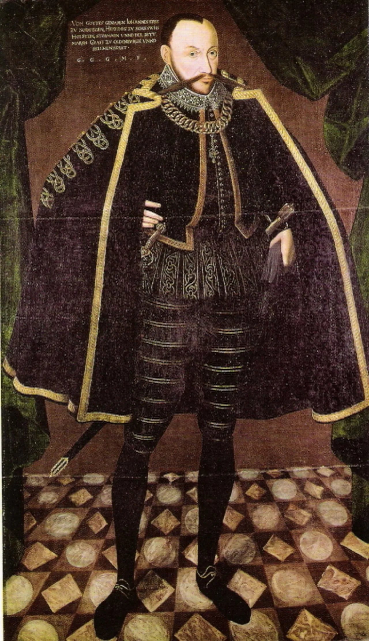 Porträt von Johann von Schleswig-Holstein-Sonderburg (1545–1622) – Gedenkseite