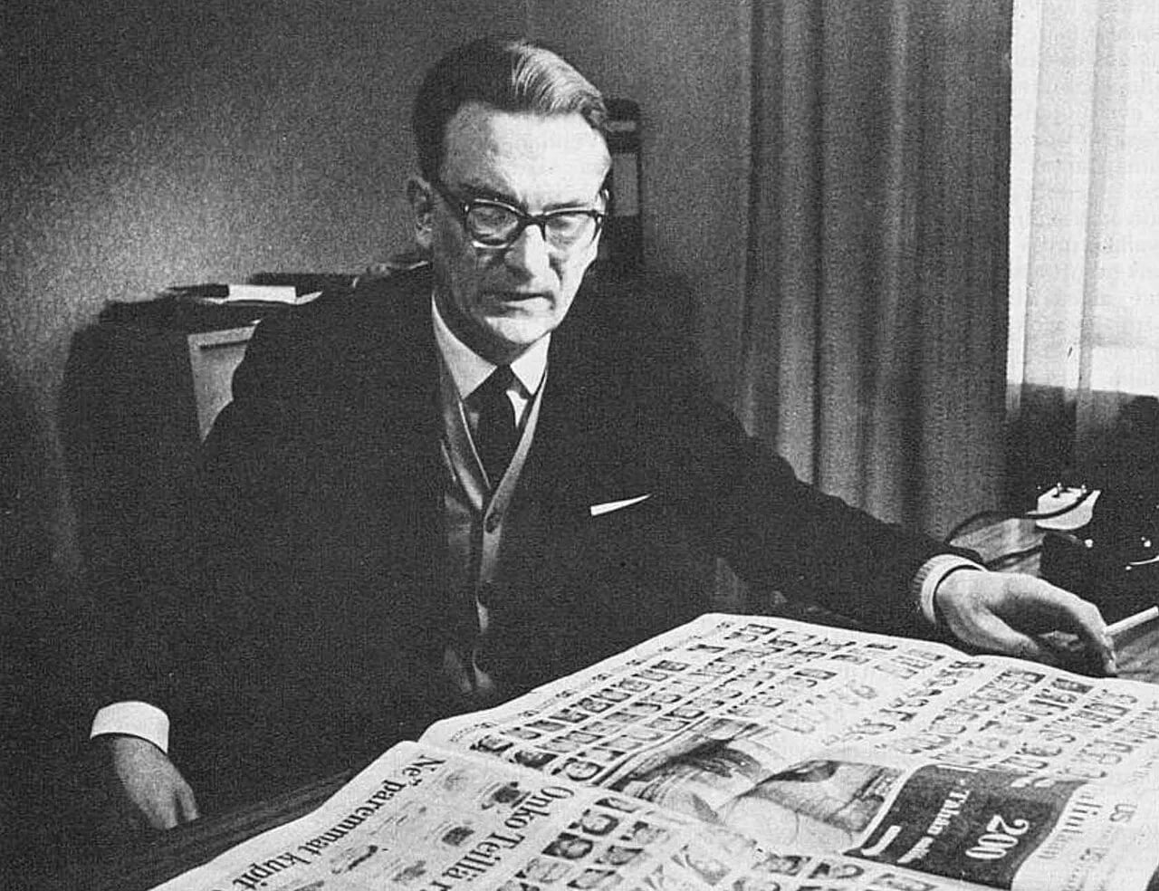 Porträt von Olavi Saarinen (1923–1979) – Gedenkseite