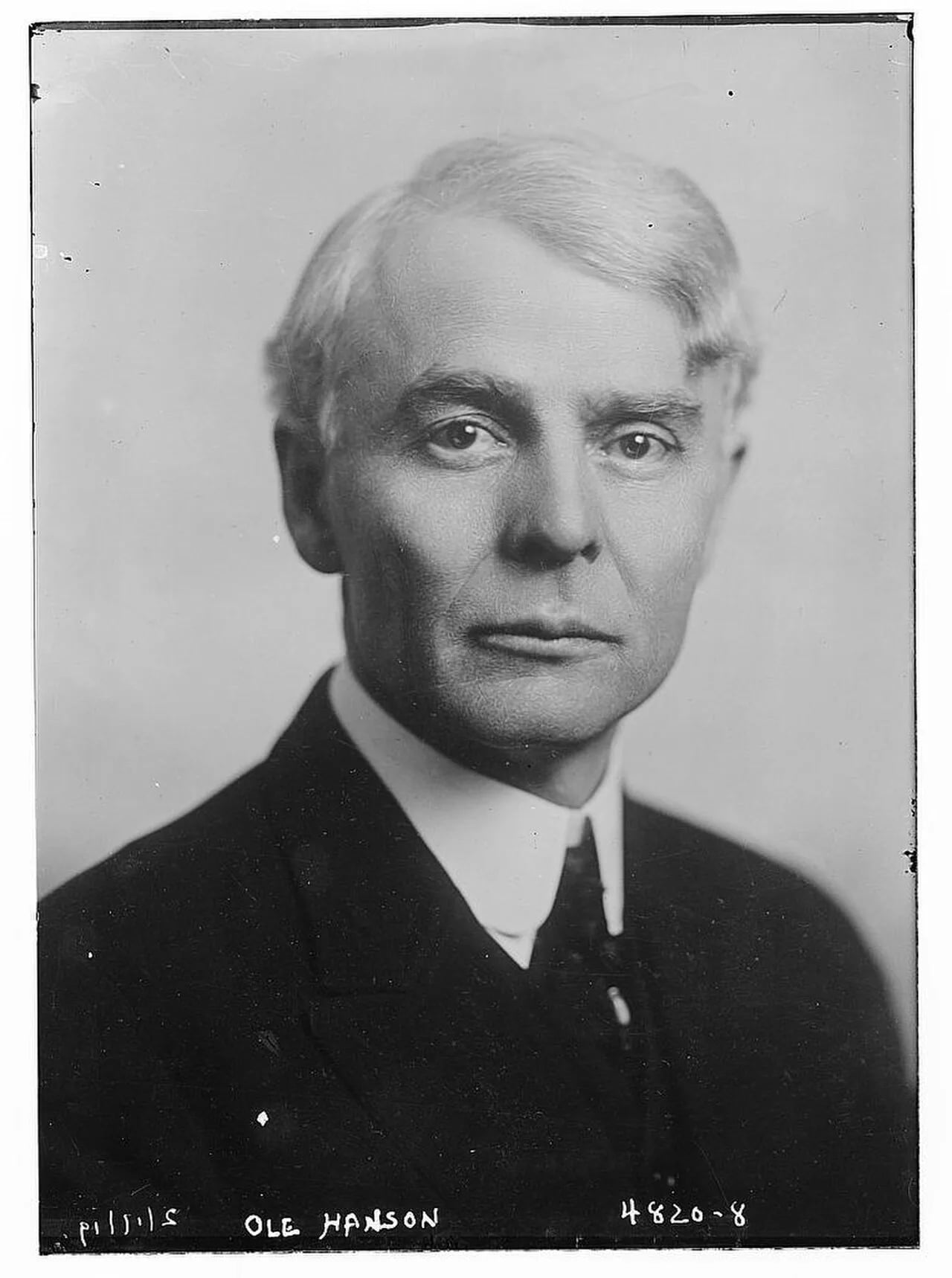 Portrait of Ole Hanson (1874–1940) – memorial page