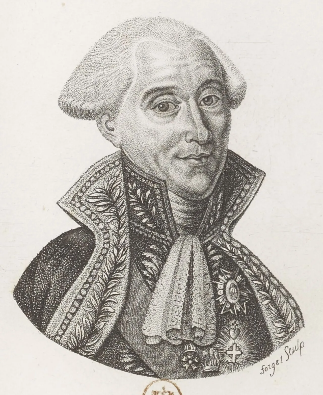 Porträt von Michel Gaudin (1756–1841) – Gedenkseite