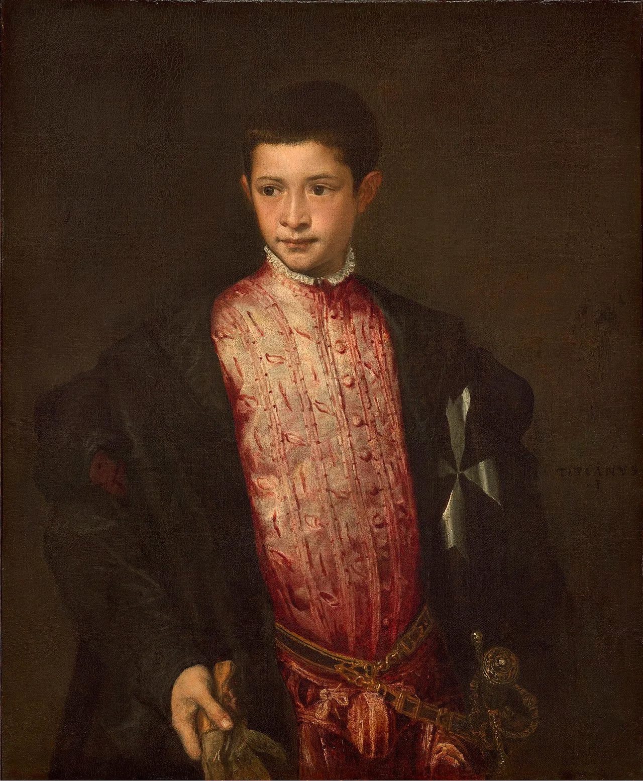 Porträt von Ranuccio Farnese (1530–1565) – Gedenkseite