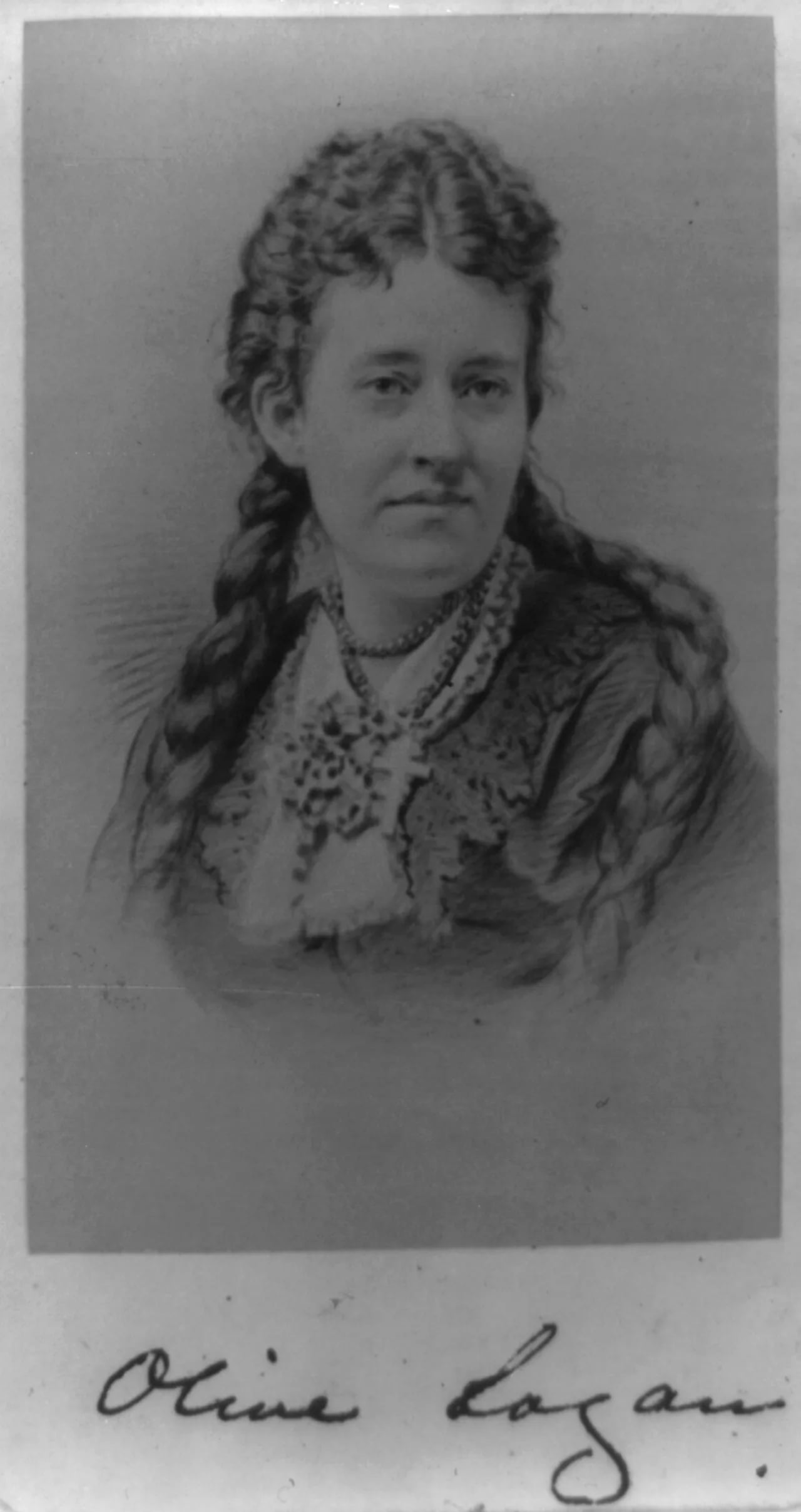 Portrait of Olive Logan (1839–1909) – memorial page