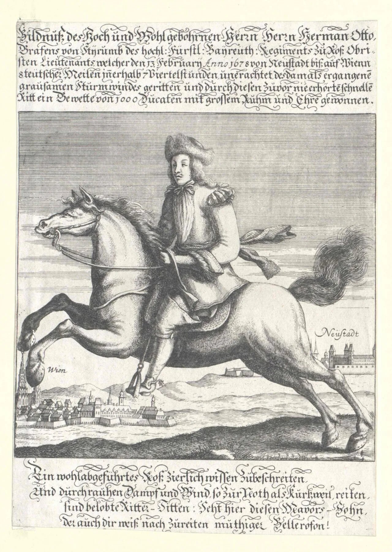 Porträt von Hermann Otto II. von Limburg-Styrum (1646–1704) – Gedenkseite