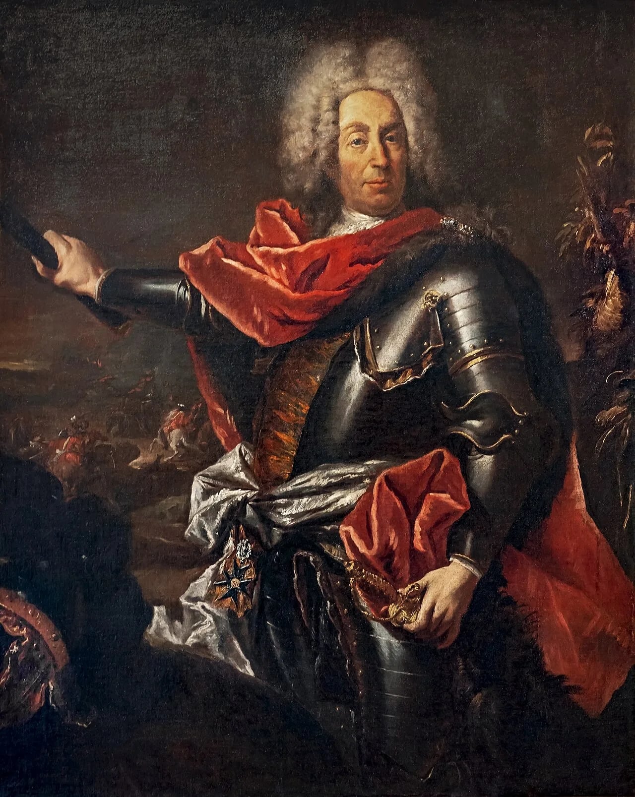 Porträt von Matthias Johann von der Schulenburg (1661–1747) – Gedenkseite
