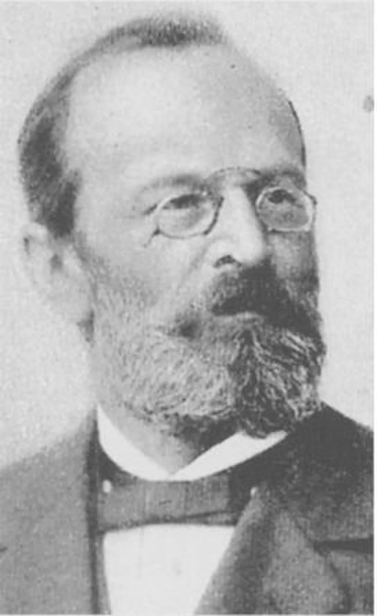 Porträt von Bernhard Moritz Carl Ludwig Riedel (1846–1916) – Gedenkseite