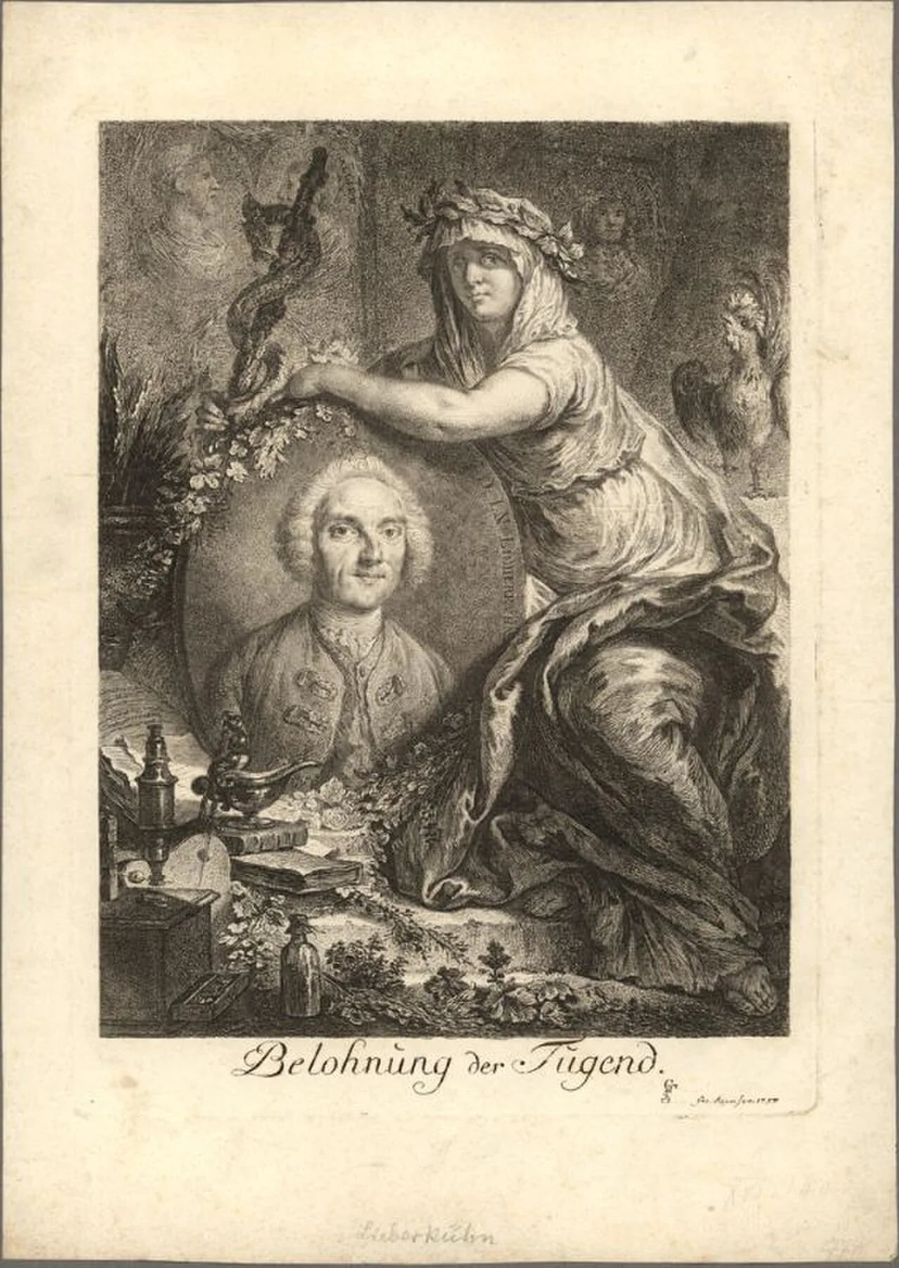 Portrait of Johann Nathanael Lieberkühn (1711–1756) – memorial page