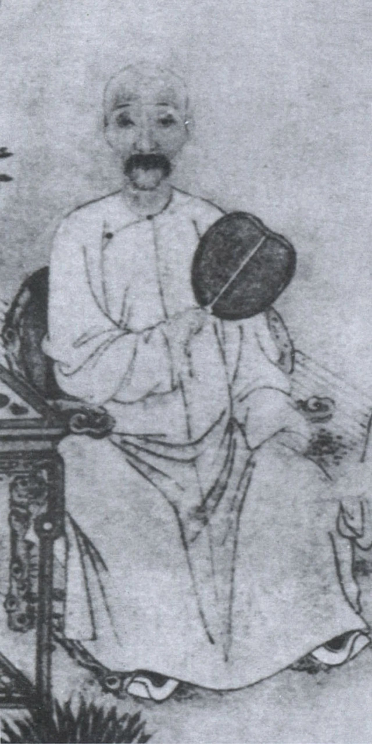 Porträt von Hong Liangji (1746–1809) – Gedenkseite