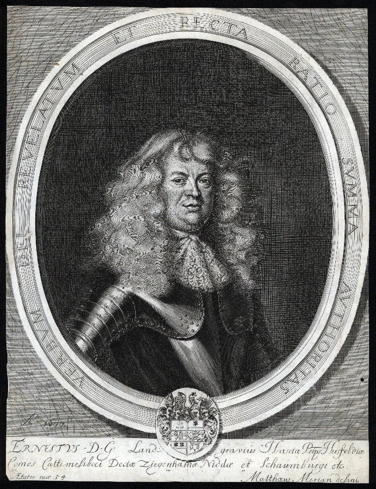 Porträt von Ernst I. (1623–1693) – Gedenkseite