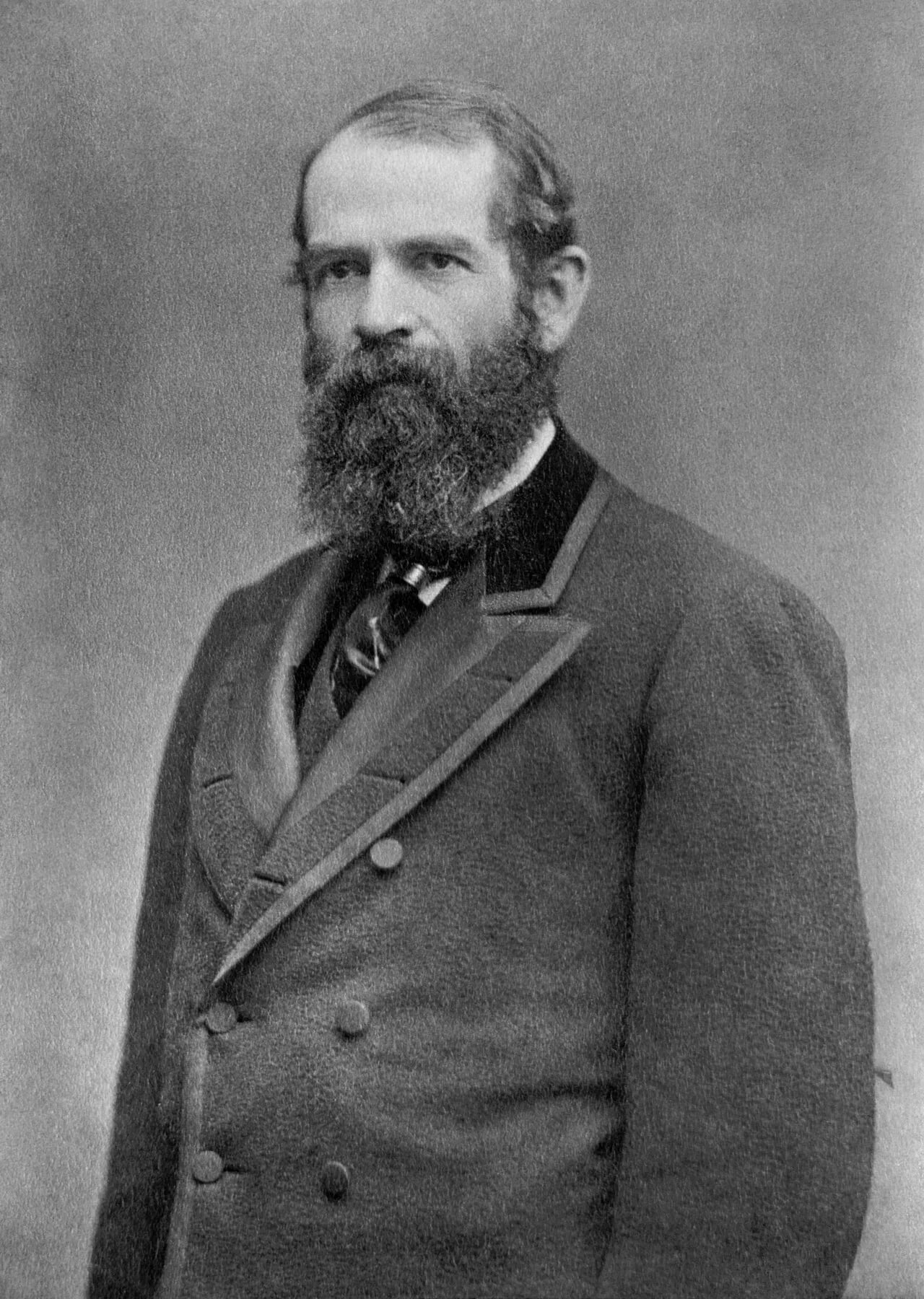 Porträt von Jay Gould (1836–1892) – Gedenkseite