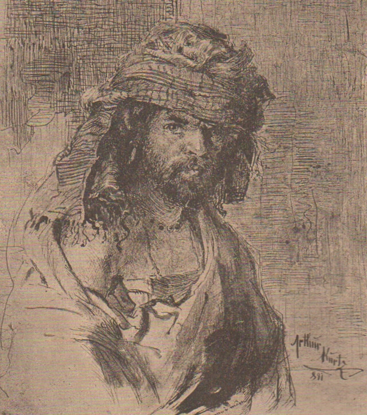 Porträt von Arthur Kurtz (1860–1917) – Gedenkseite
